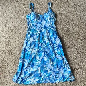 Blue Floral Sundress